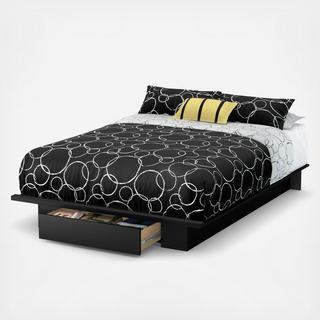 Holland Platform Bed with Drawer