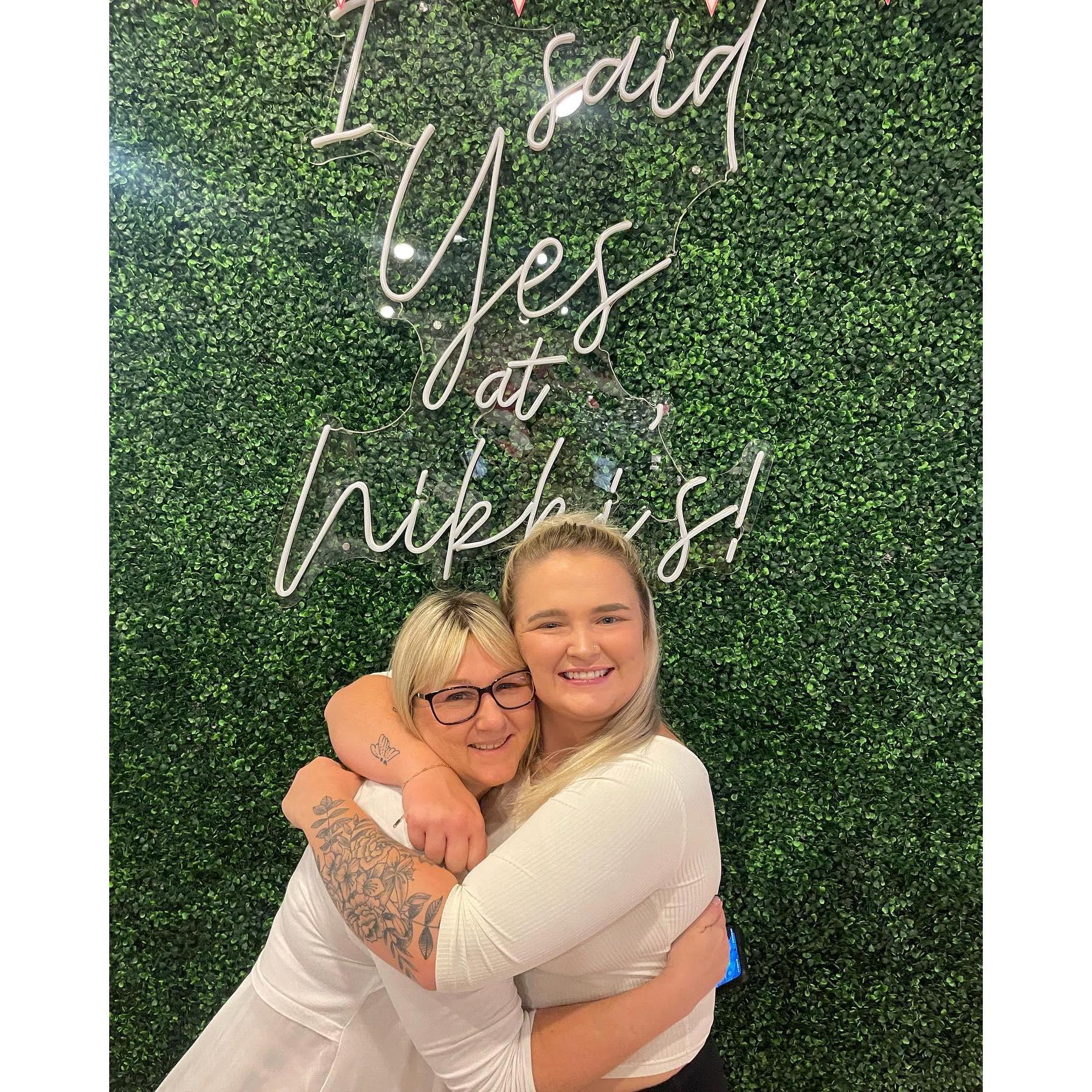 Morgan said "YES!" to the dress on October 23, 2023