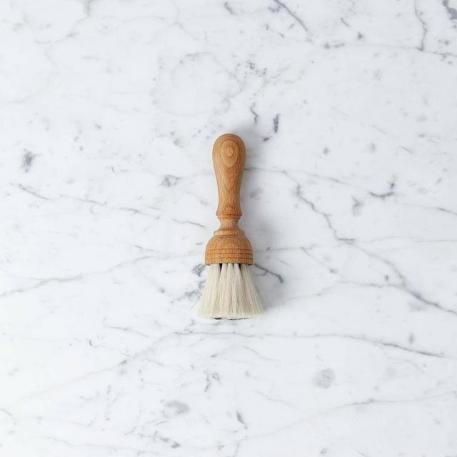 Stocky Beech Goat Hair Dust Brush - 5.5 in