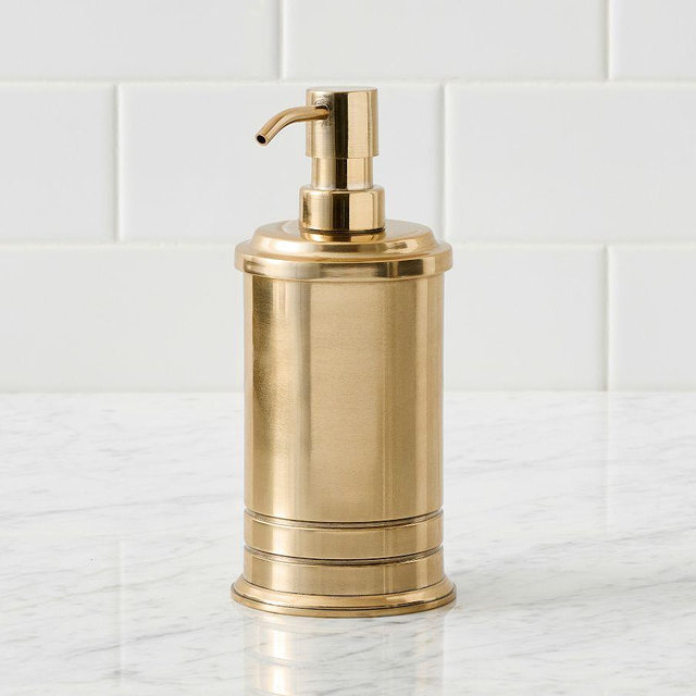 Garrett Soap Pump, Brushed Brass