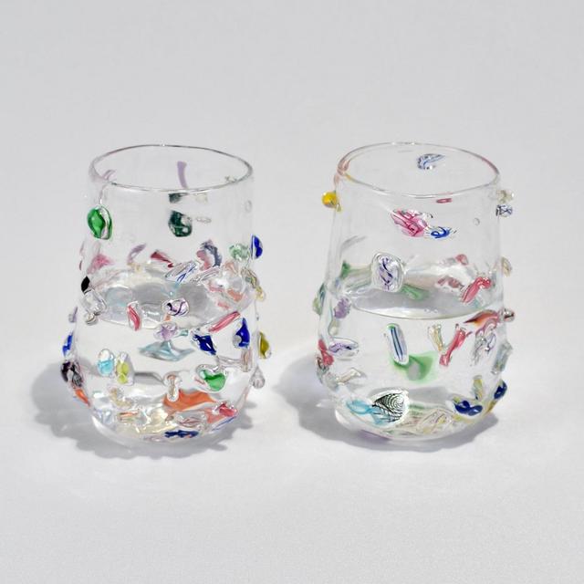 Blown Glass Tumbler Set