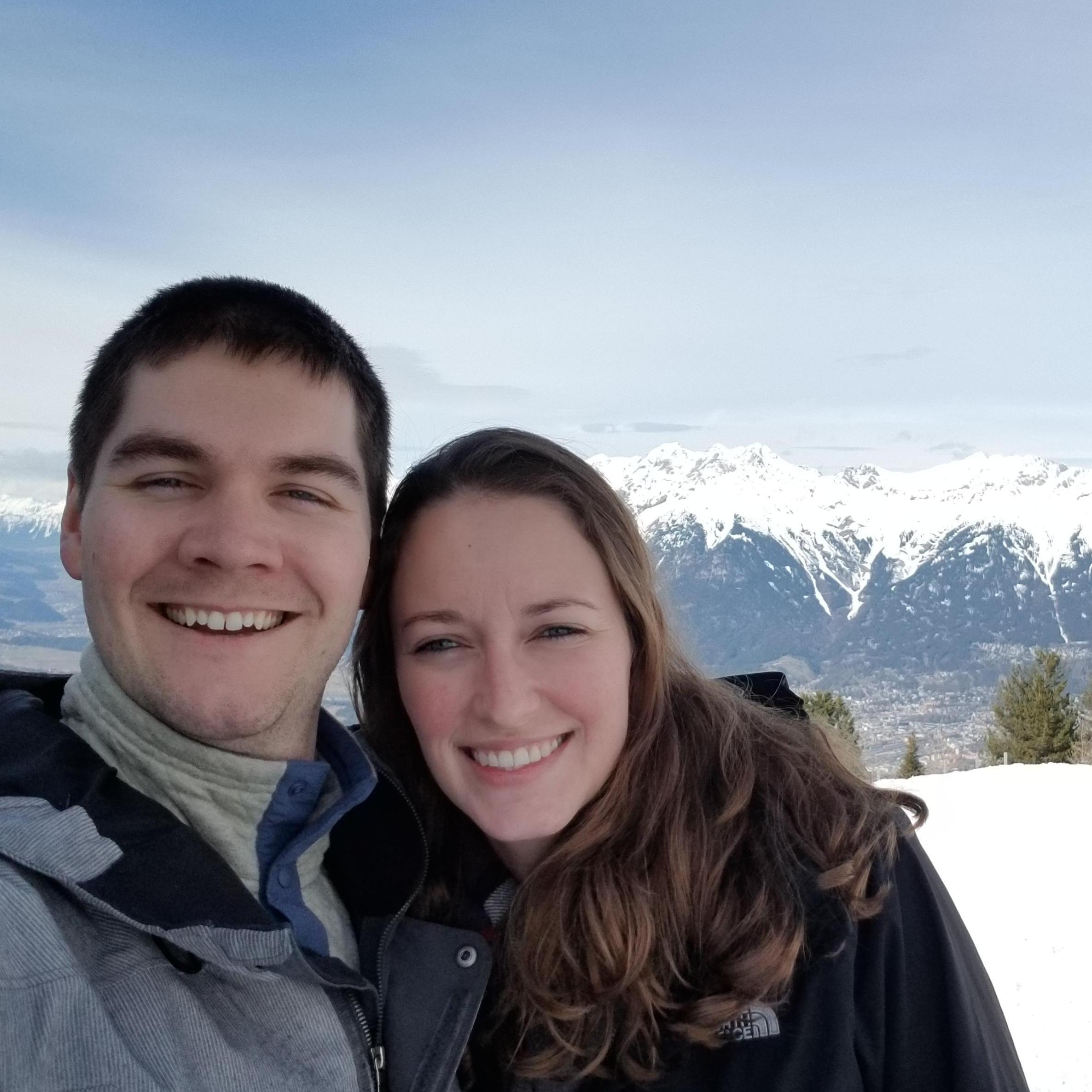 Skiing in Innsbruck, Austria