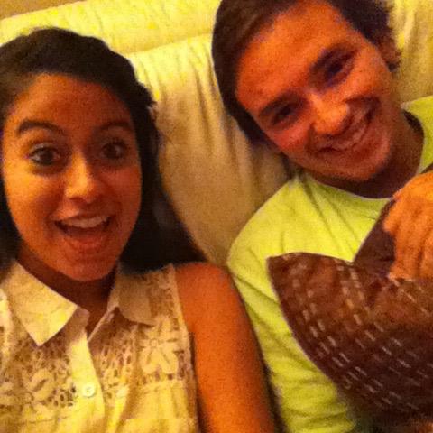 Our very first photo together