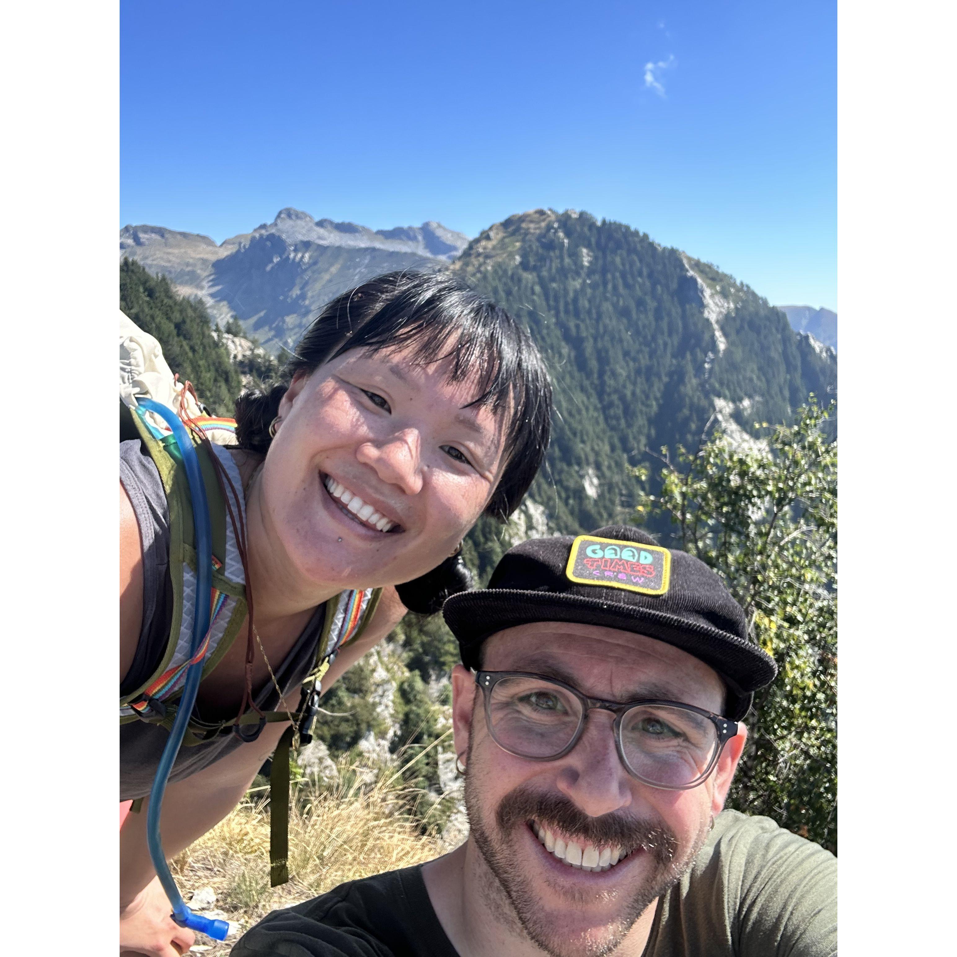 Top of the mountain in Switzerland!