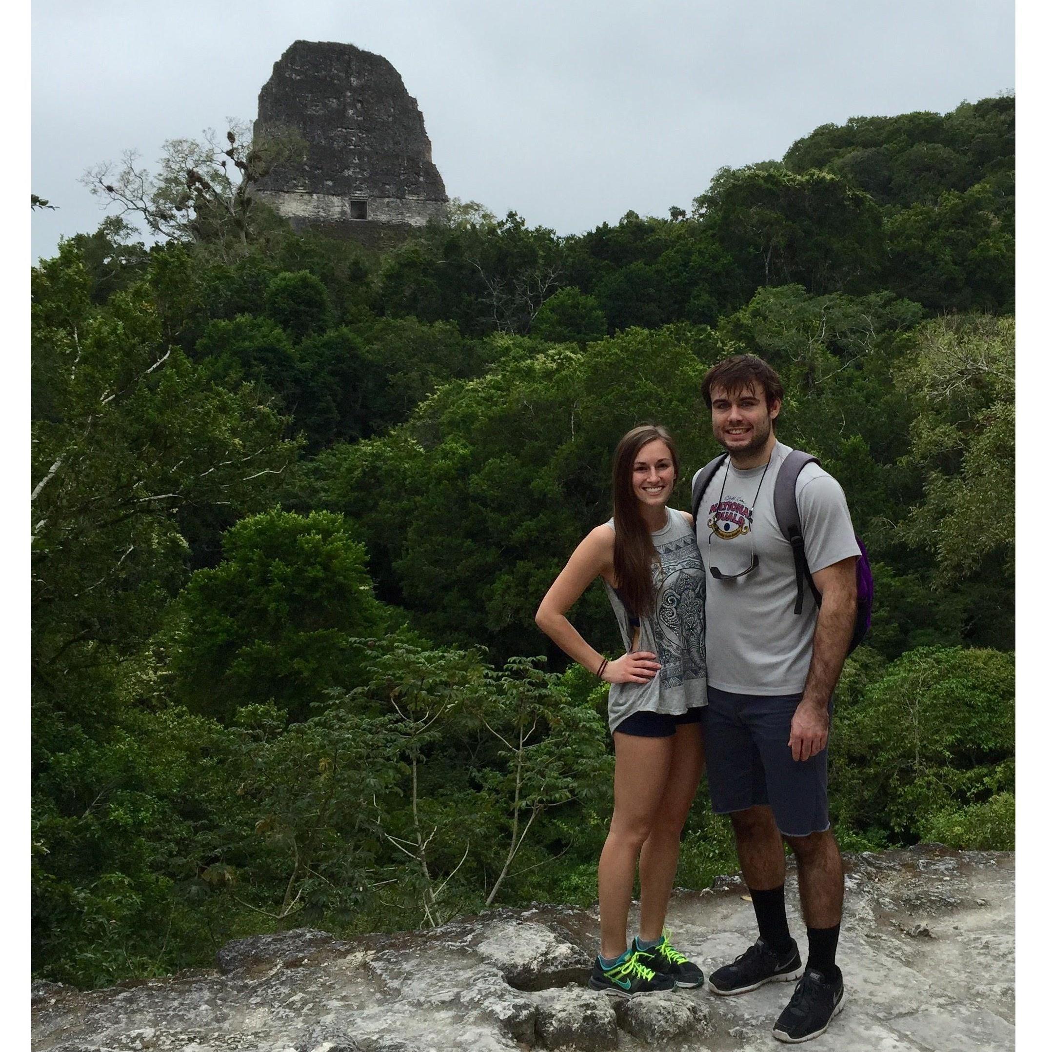 Visiting the Mayan ruins in Guatemala - 2015