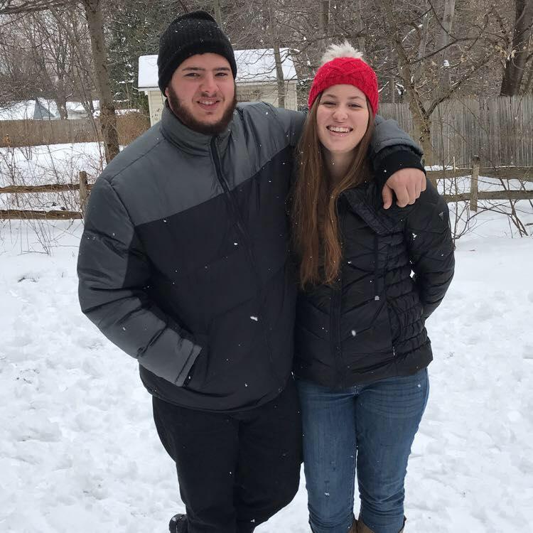 Our first snow pic. In Ohio!