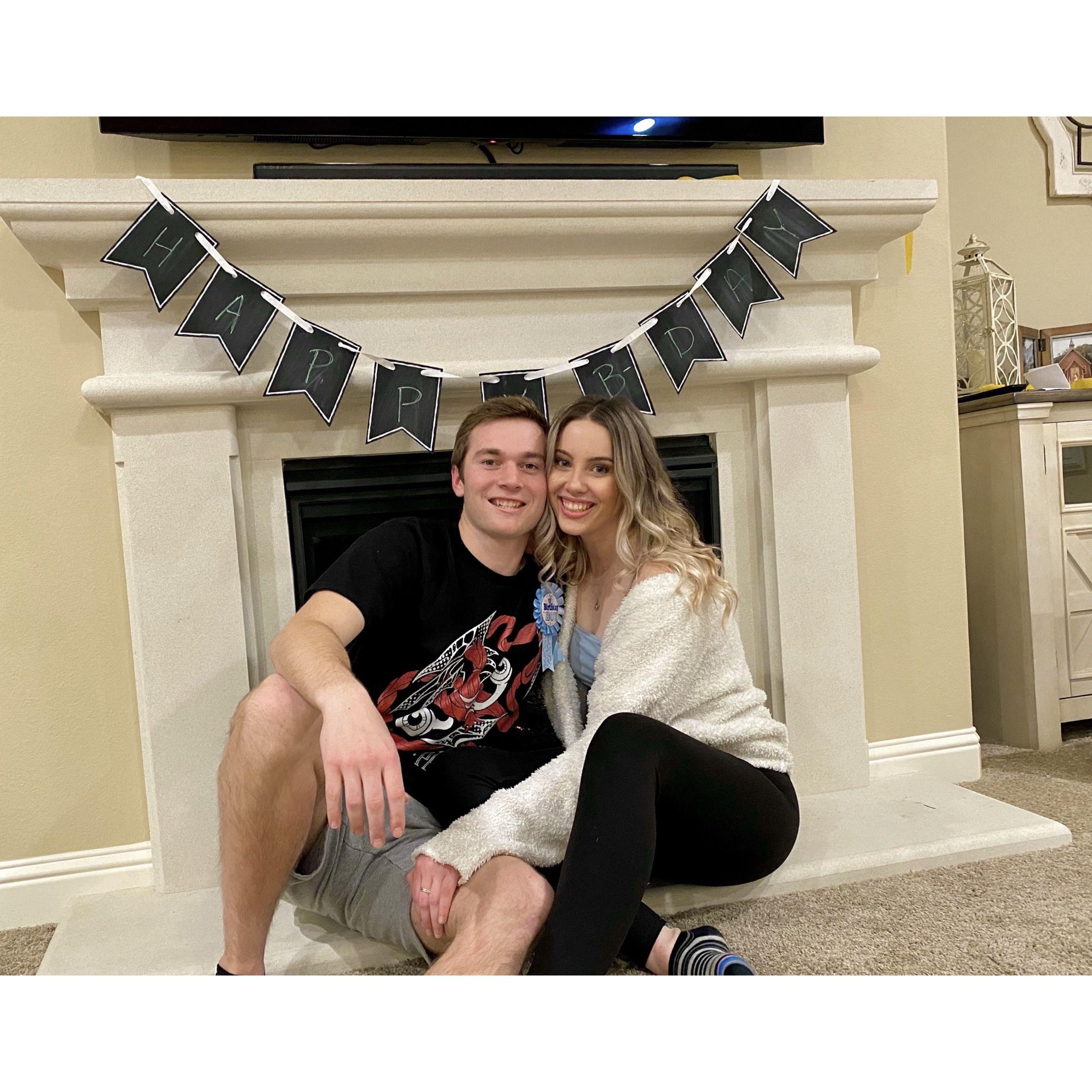 Celebrated Bobby's 19th birthday!