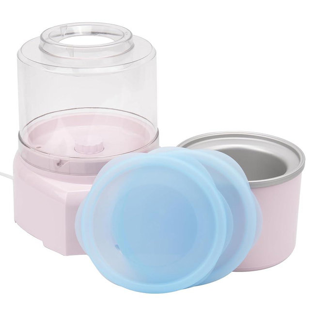 PUREKRA Silicone Lids for Cuisinart 1-1/2-Quart Freezer Bowl, 2 Pack Reusable Covers for Cuisinart lce Cream Maker, Dishwasher, Microwave & Freezer Safe, Kitchen Accessory