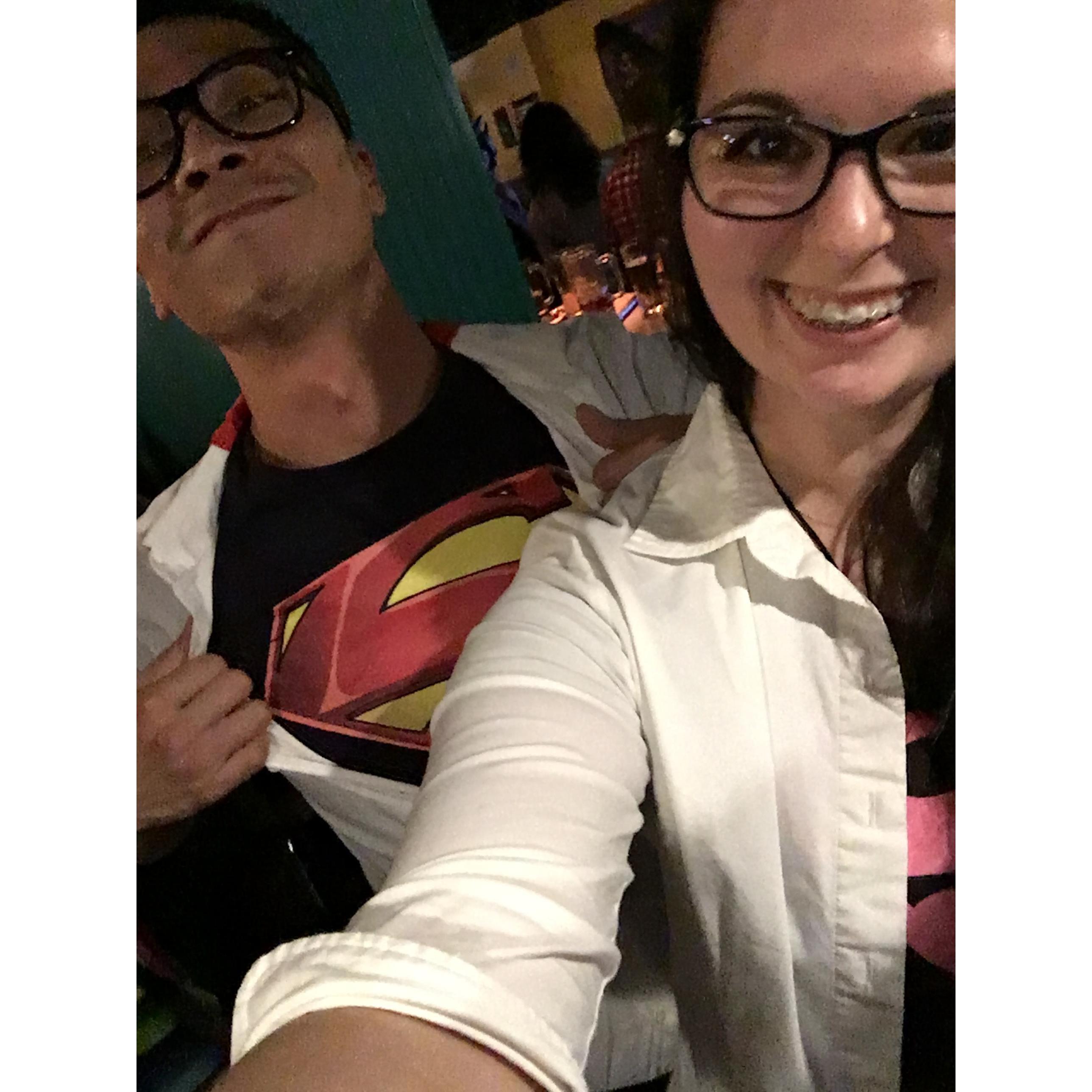 Superman and his girl- halloween 2016
