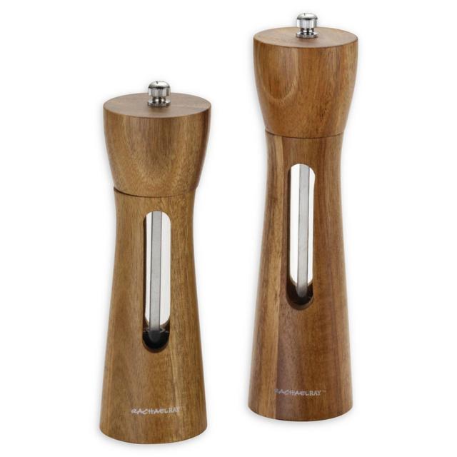 Rachael Ray™ Tools and Gadgets 2-Piece Acacia Salt and Pepper Grinder Set