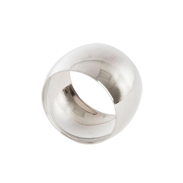 Saro Lifestyle Saro Round Shape Napkin Ring, Set of 4