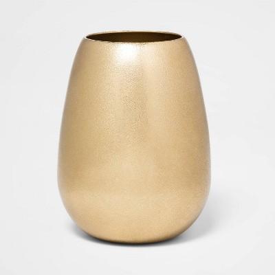 6.1" x 4.1" Brass Hurricane Vase Gold - Threshold™