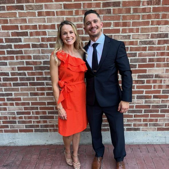 On the rare occasion we get dressed up!