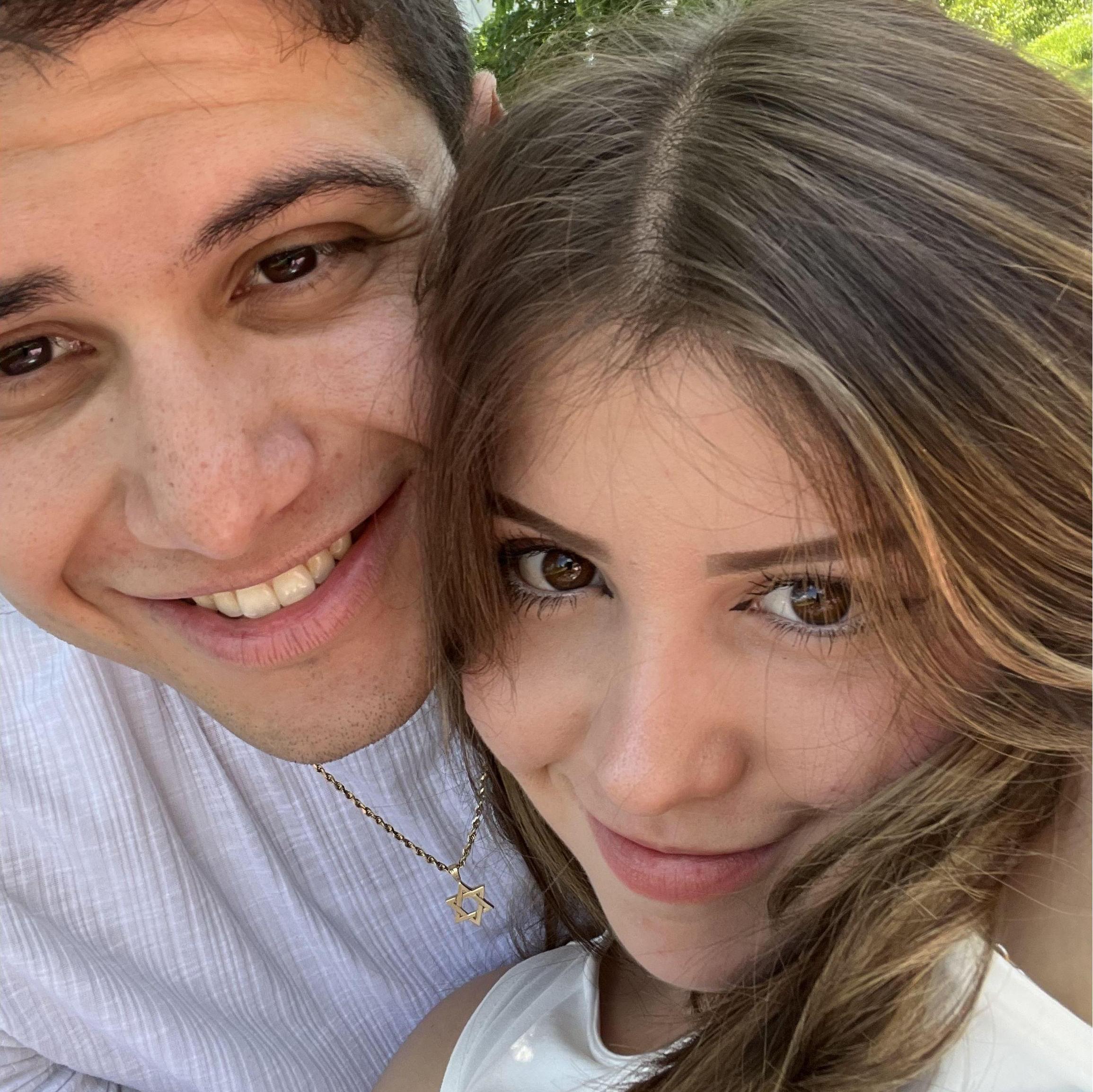 Being happy together at a picnic