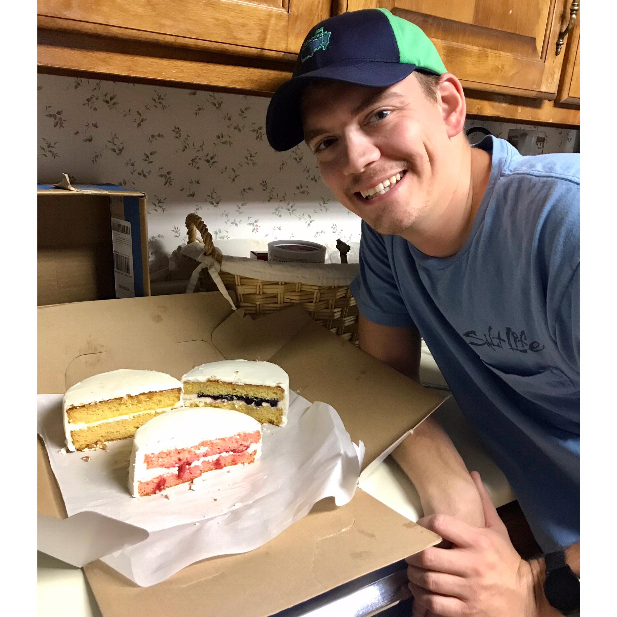 Booked our baker, Abby Medina. August 6, 2020.