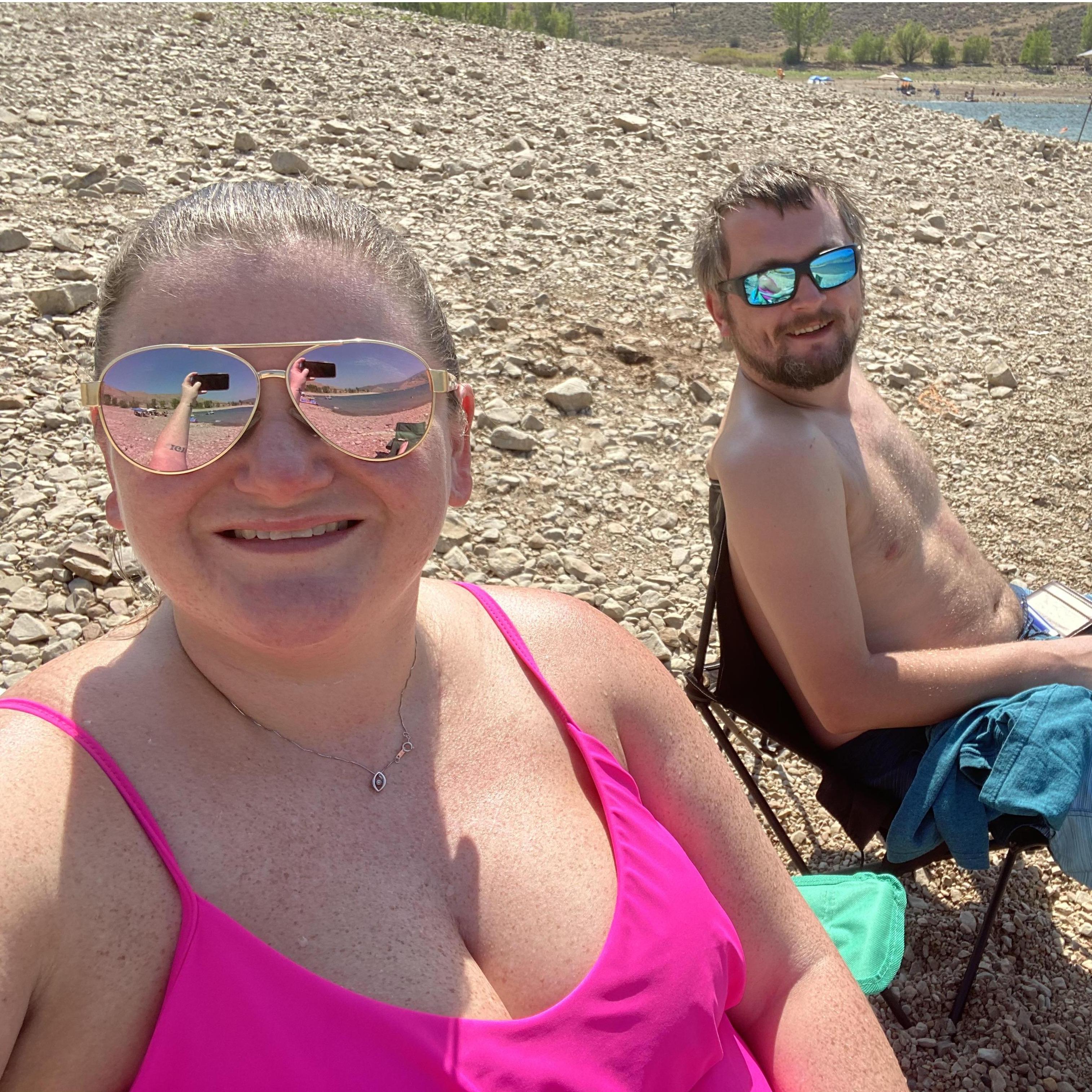 The rocky lakes in Utah are very different than the beaches in Florida.