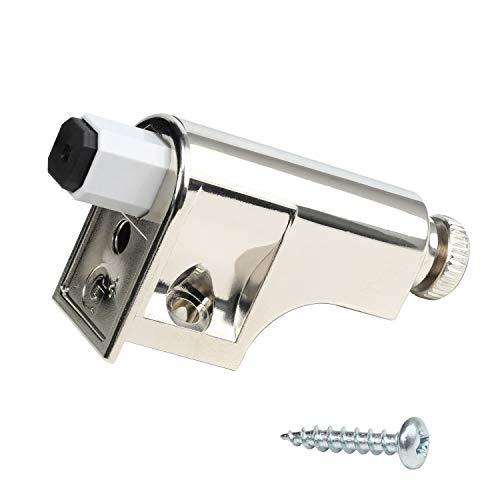Rok Hardware 25 Pack Soft Close Damper for Cabinet Doors/Compact/Soft Close Adapter/Hardware/Nickel/Hinge