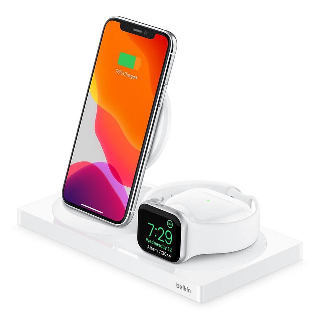 BLACK* Belkin BOOST↑CHARGE™ 3-in-1 Wireless Charger for iPhone + Apple Watch + AirPods