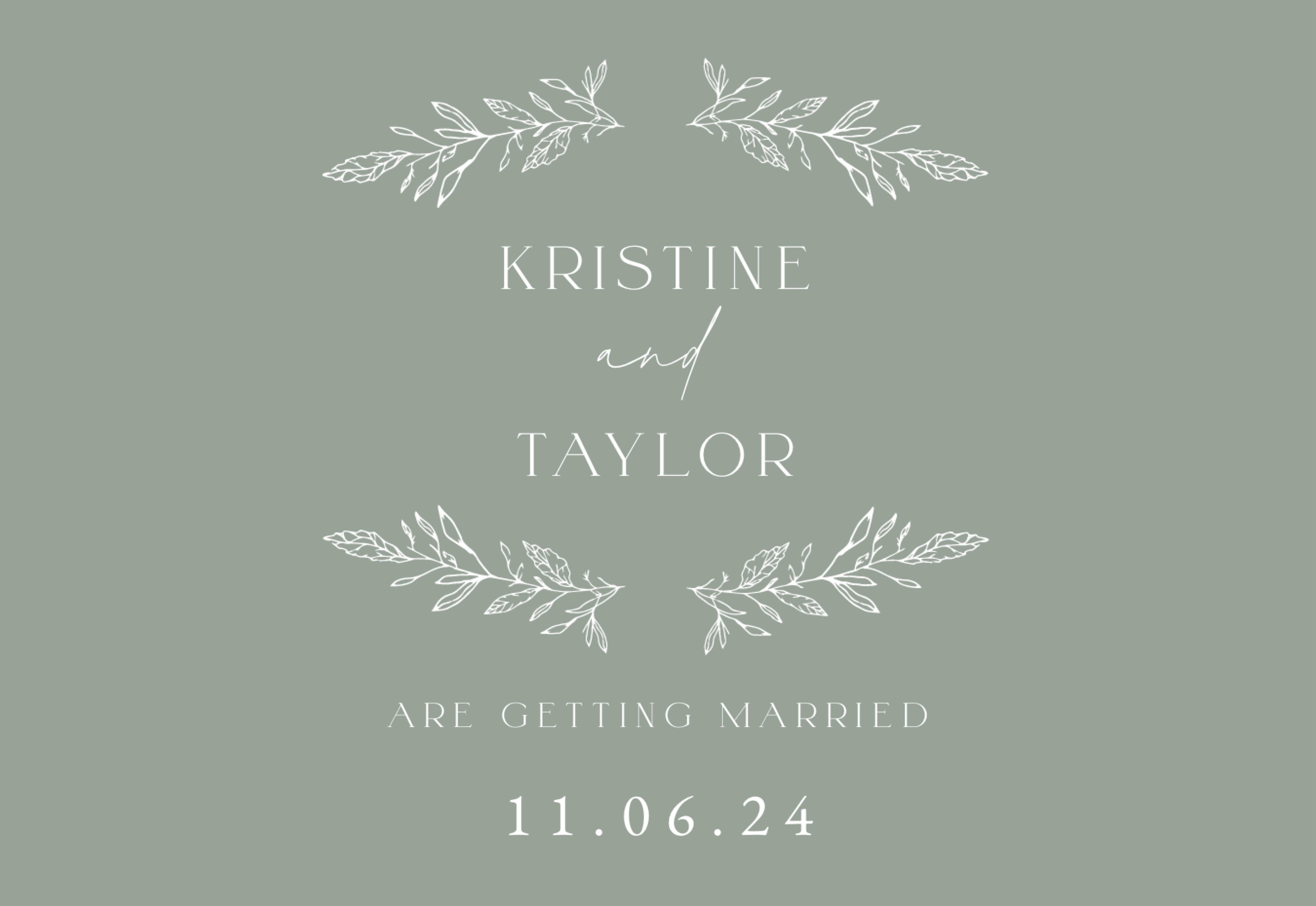 The Wedding Website of Taylor Jones and Kristine Castillo