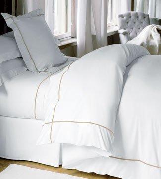 Yves Delorme Athena Bed Linens- Platine Euro Shams