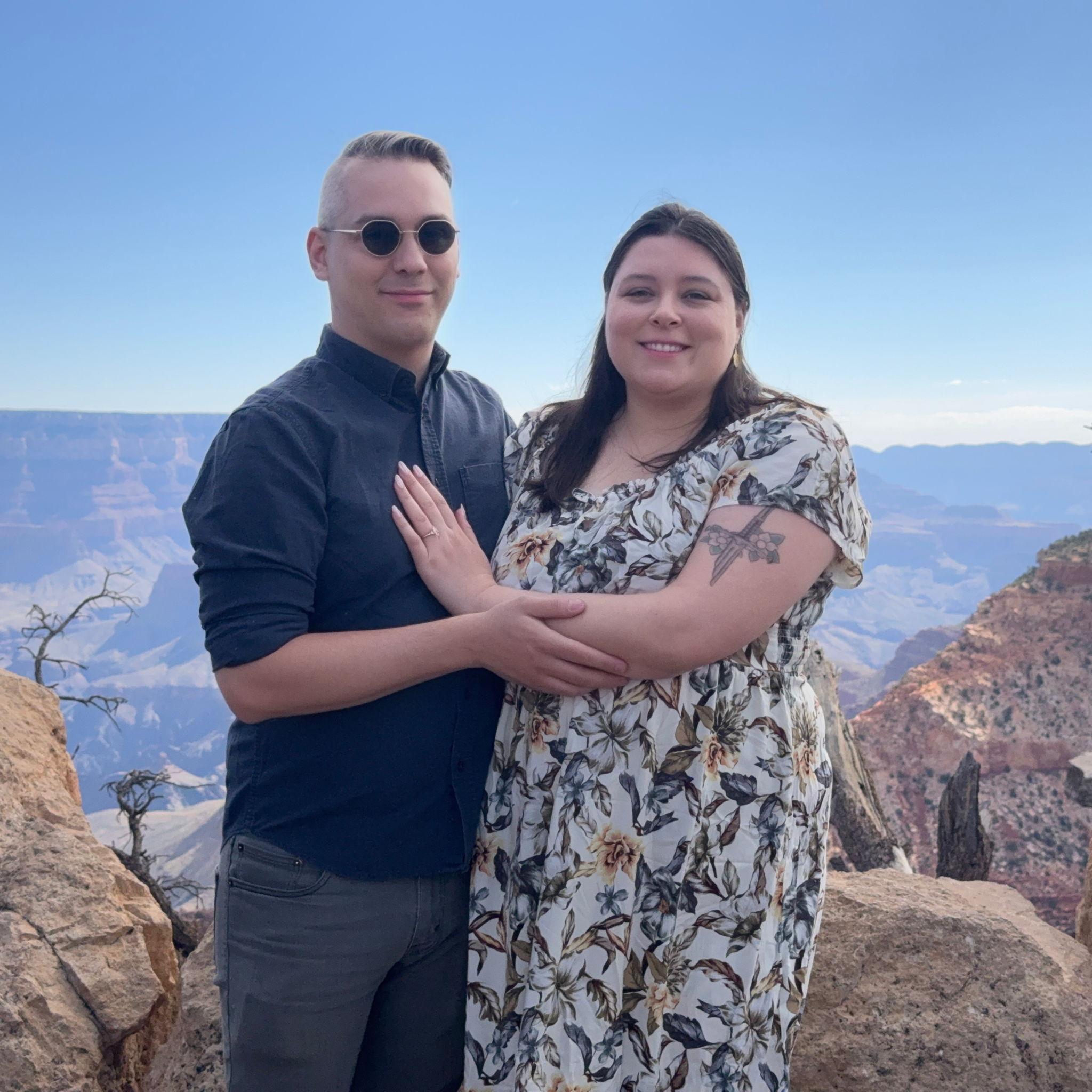 Day after Brian proposed!