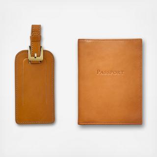 Passport Case & Luggage Tag Set