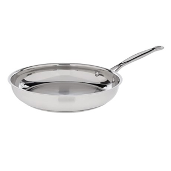 Cuisinart 10-Inch Open Skillet, Chef's Classic Stainless Steel Cookware Collection, 722-24