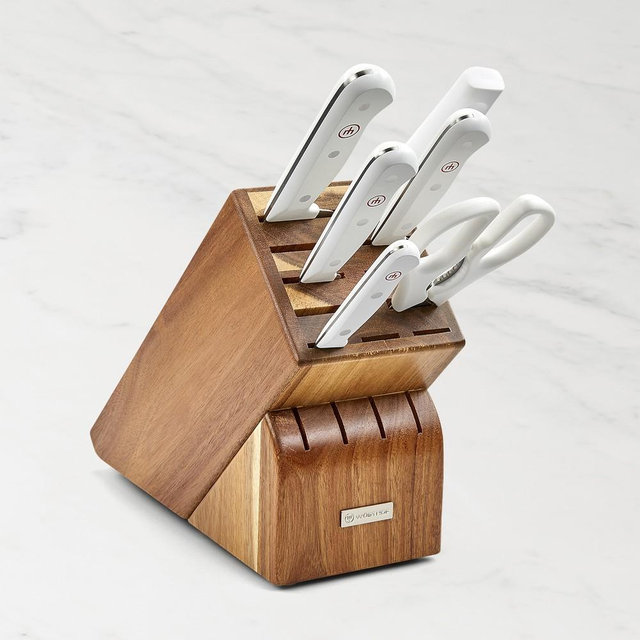 Wüsthof Gourmet Knife Block, Set of 7, White