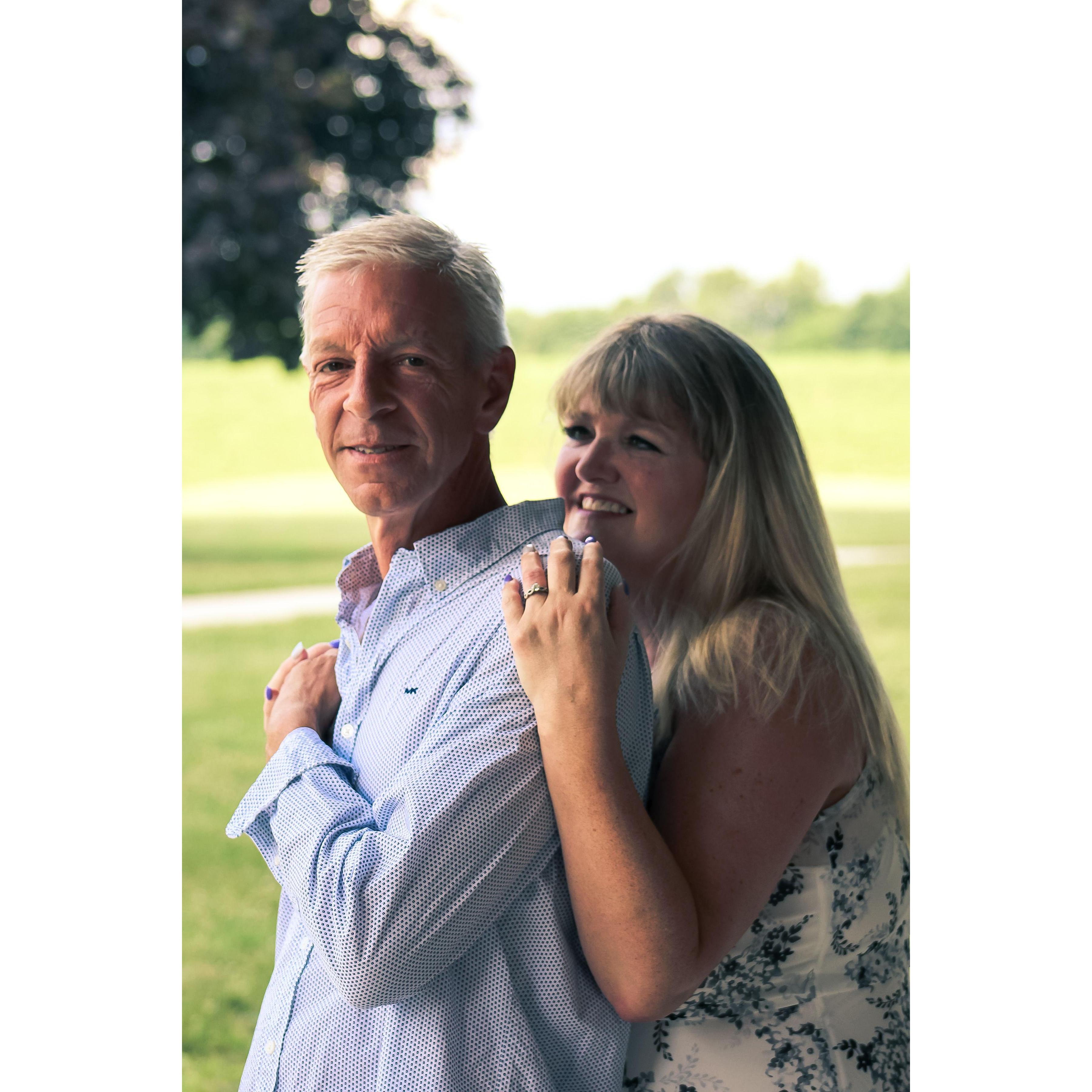 Engagement Photos, taken July 9, 2020 taken at Linganore Winery. 
Photography credit: Beyond Everlasting Photography  - Erin Renee Fiore