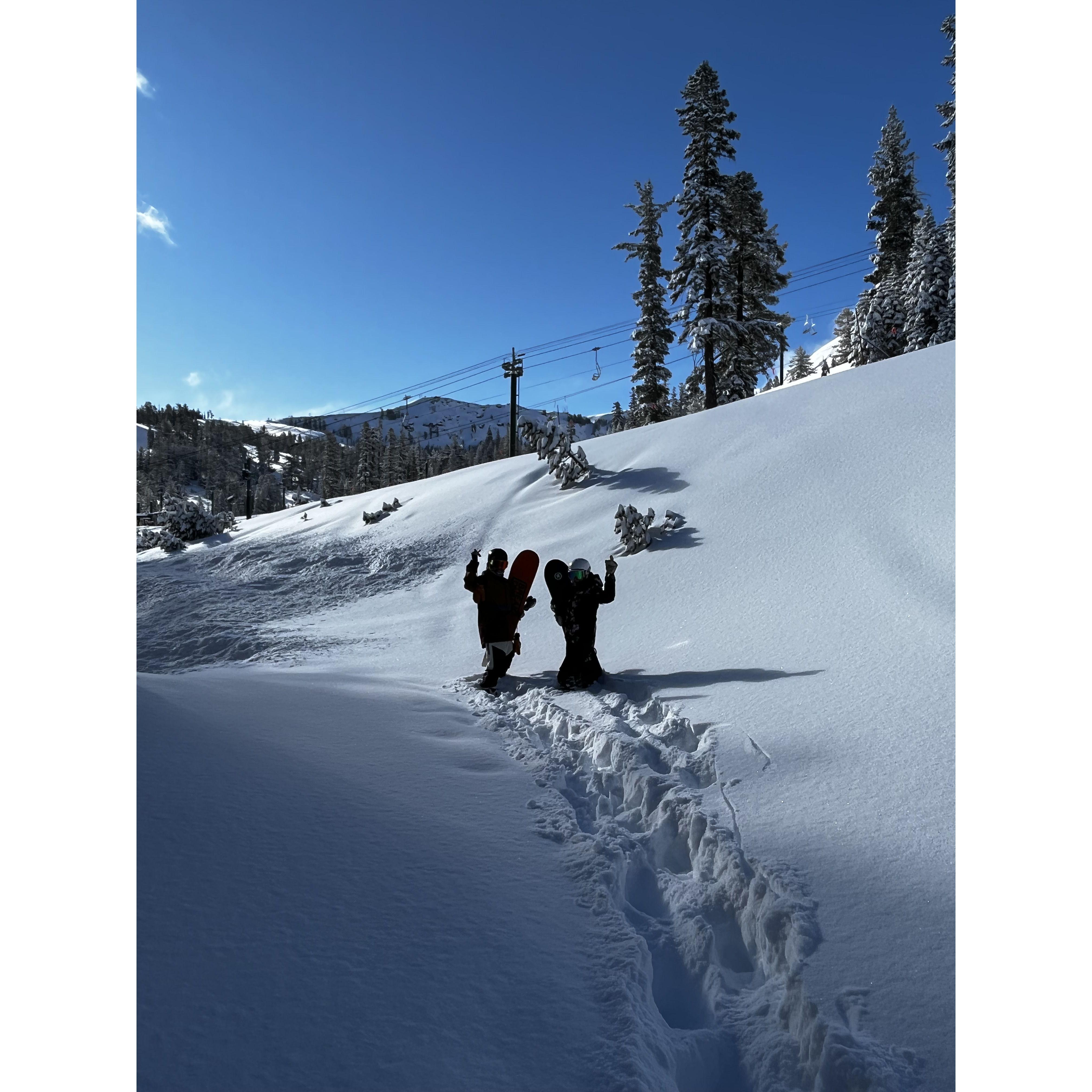Knee Deep Powder in April? Yes PLEASE!!!