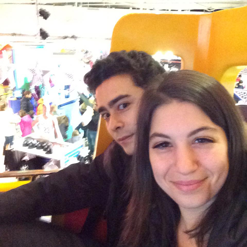 Riding the Ferris Wheel in Toys 'R Us on Valentine's Day - February 2015