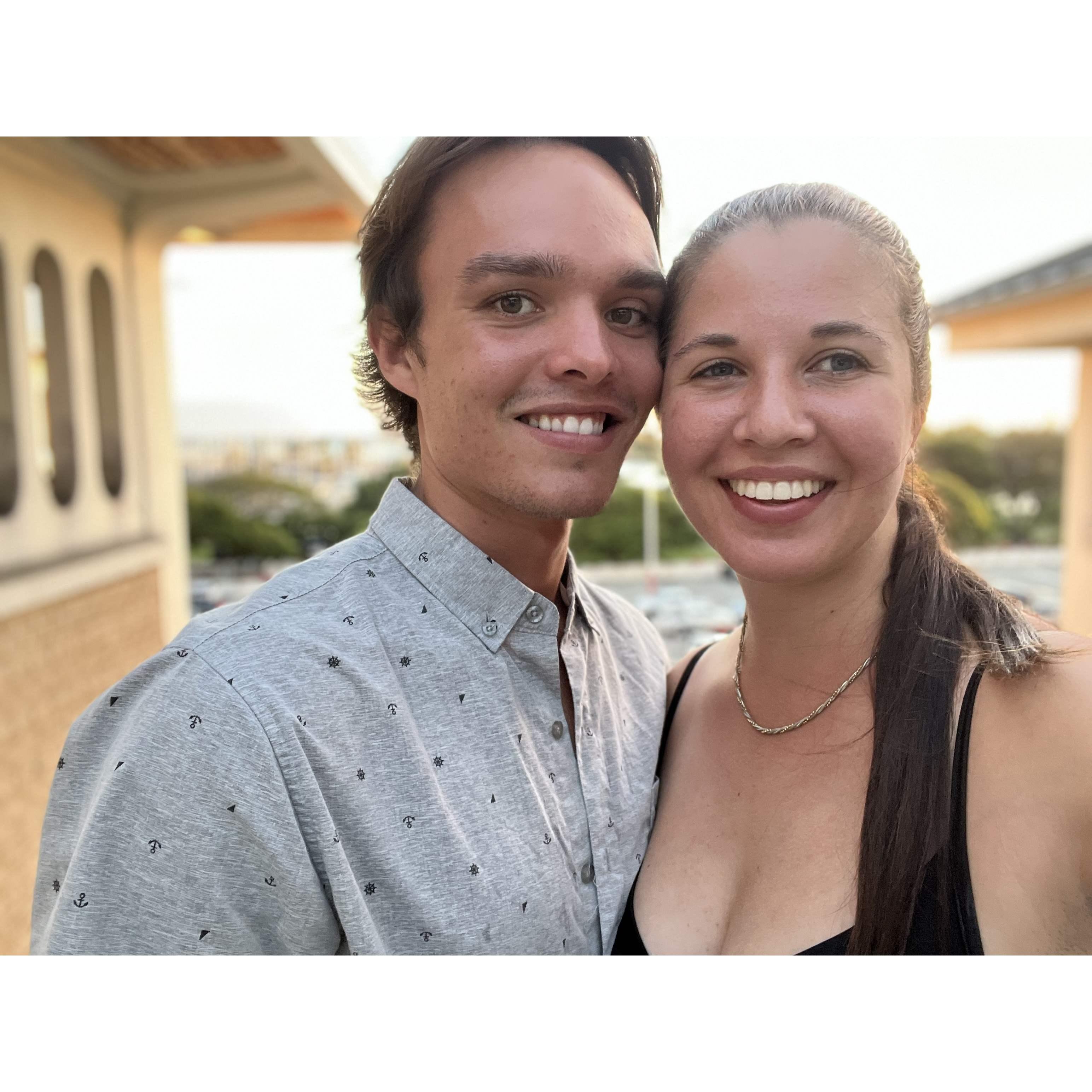 One of our last date nights before leaving Hawaii!