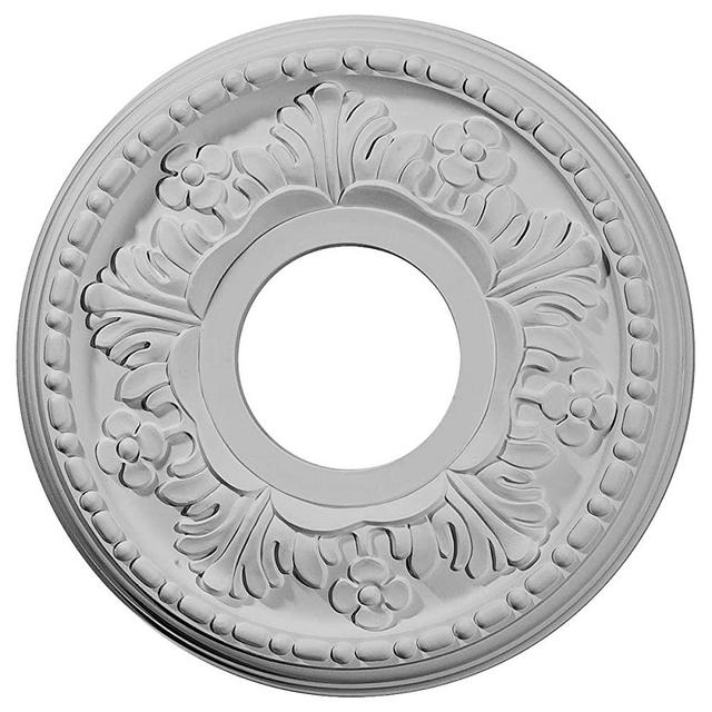 Ekena Millwork CM11HE Helene Ceiling Medallion, 11 7/8"OD x 3 5/8"ID x 7/8"P, Factory Primed
