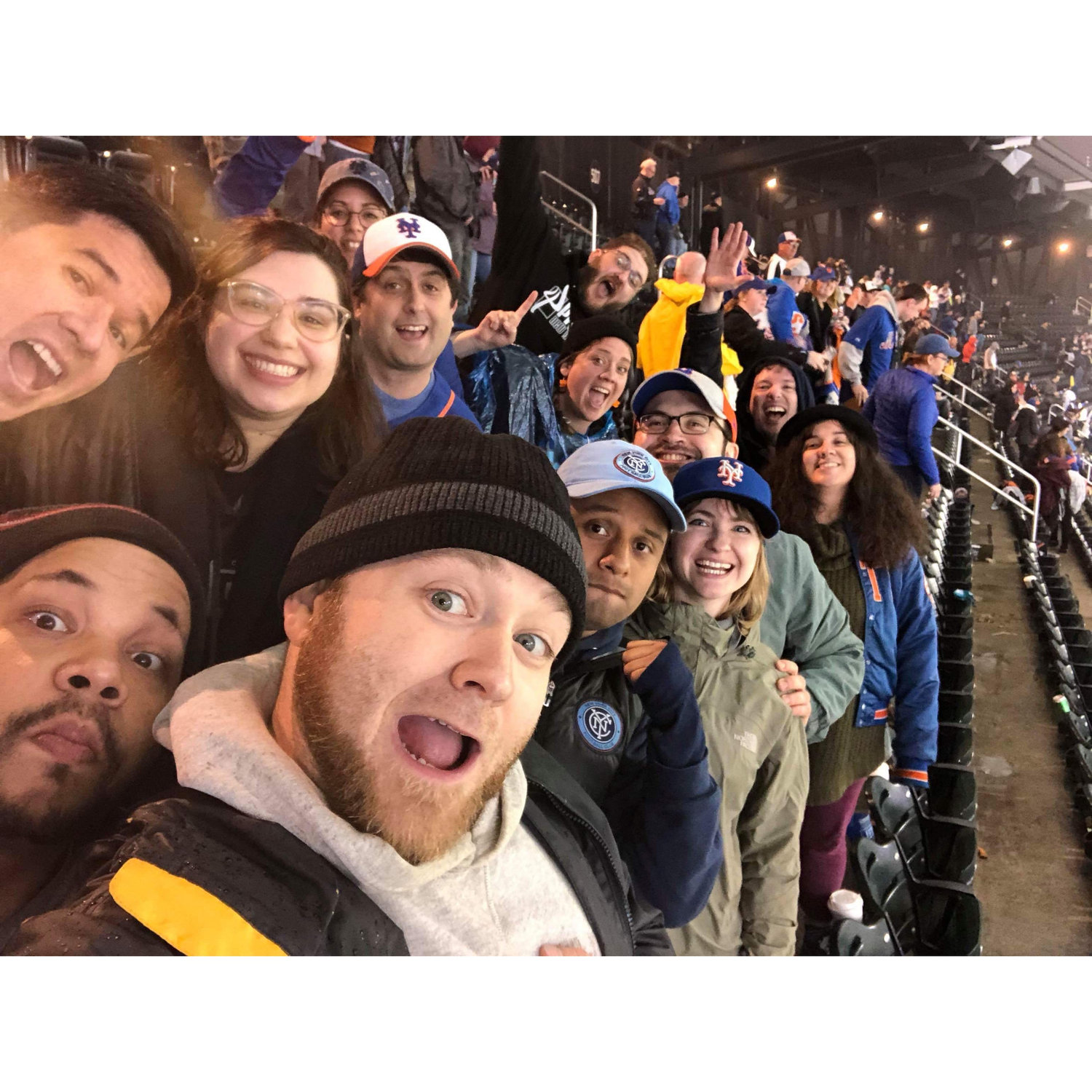 Mets game with friends (We won!)