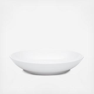 White on White Pasta Bowl