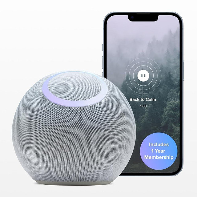 Reflect Orb: Smart tracker for better mental health. Biofeedback device to master meditation, wellness focus, anxiety, manage stress & ADHD strategies. Mindfulness, emotional regulation self-care gift