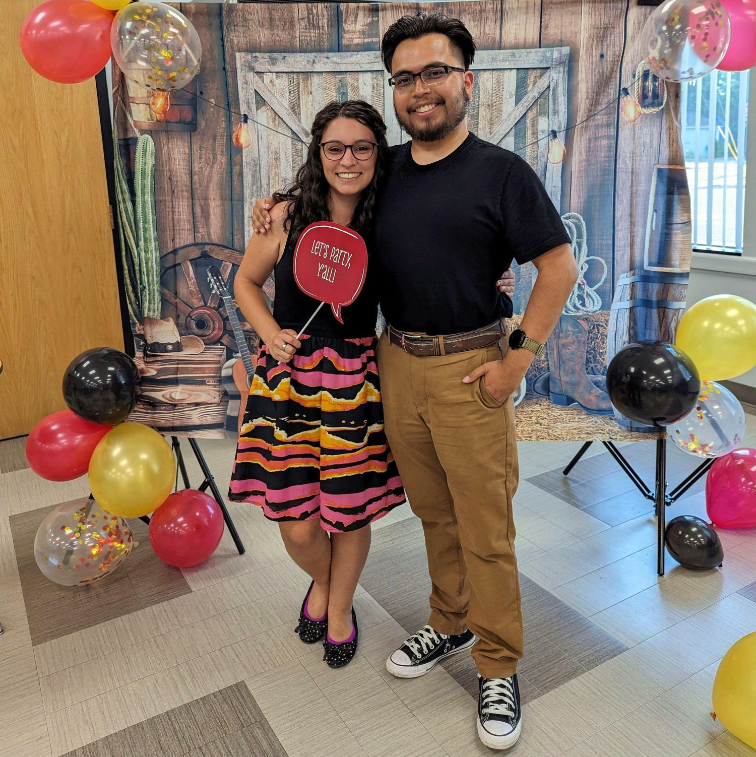 Salomon loves to take Josie dancing. August 2024
