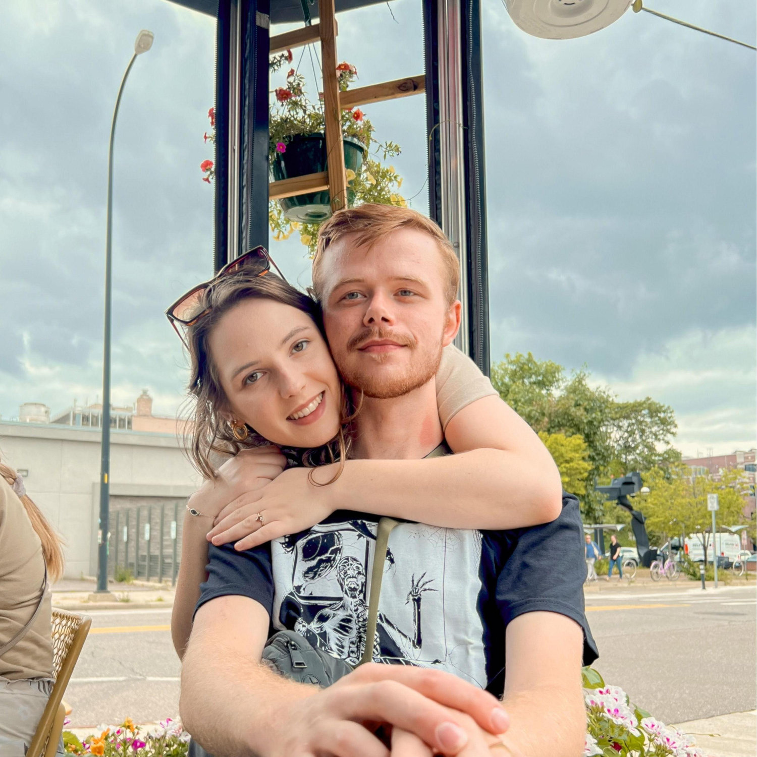 Kerrytown was one of our first dates, back in 2018, and we still love to catch the farmer's market, festivals, and enjoy the great vegan food. Great spot to snap some engagement photos!
