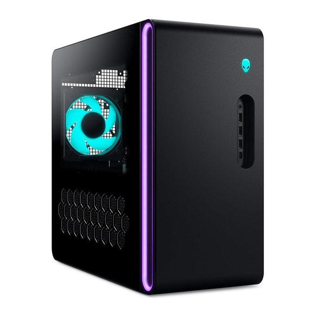 Alienware Aurora Gaming Desktop ACT1250 - Intel Core Ultra 7 265F Processor, Air Cooled, NVIDIA GeForce RTX 5060Ti, 16GB DDR5 RAM, 1TB SSD, 500W Platinum Rated PSU, Windows 11 Home - Clear Panel