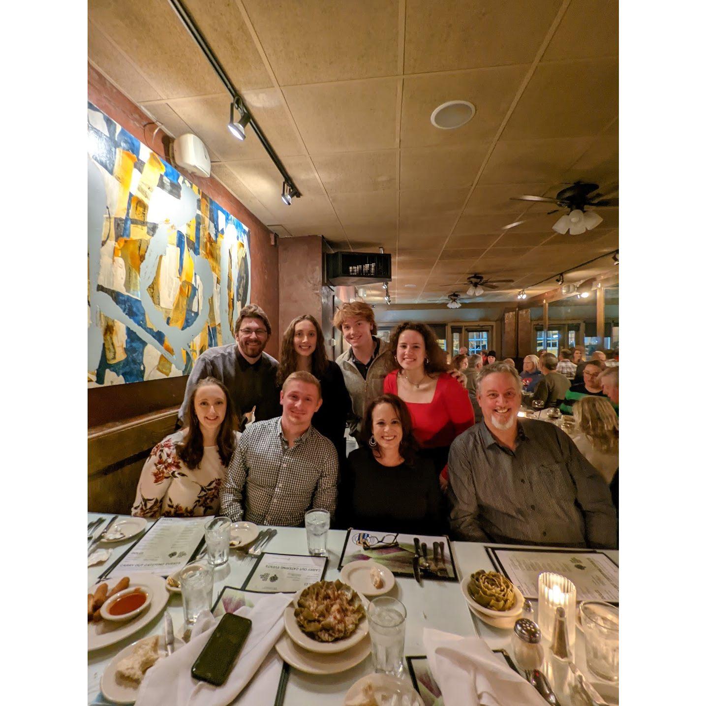 Celebrating Carrie's birthday