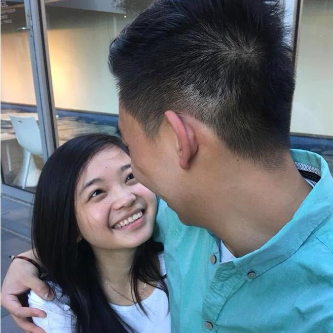 Every couple's moment when they look at each others' eyes and think of how blessed they are to have one another.