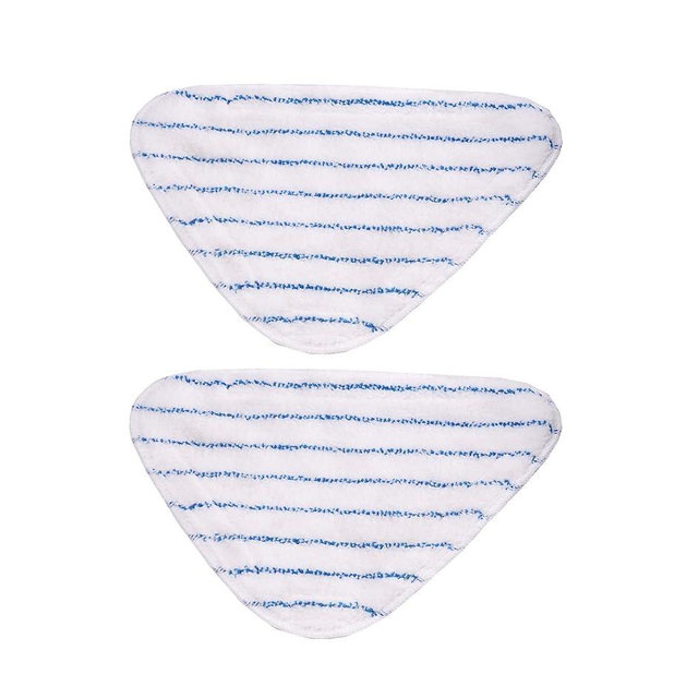 True & Tidy, Microfiber Mop Pad Pack Refill for STM-300 Steam Mop, Fits Other Steam Mops, Machine Washable up to 100x, 11 x 7.5 inch (2-Pack)
