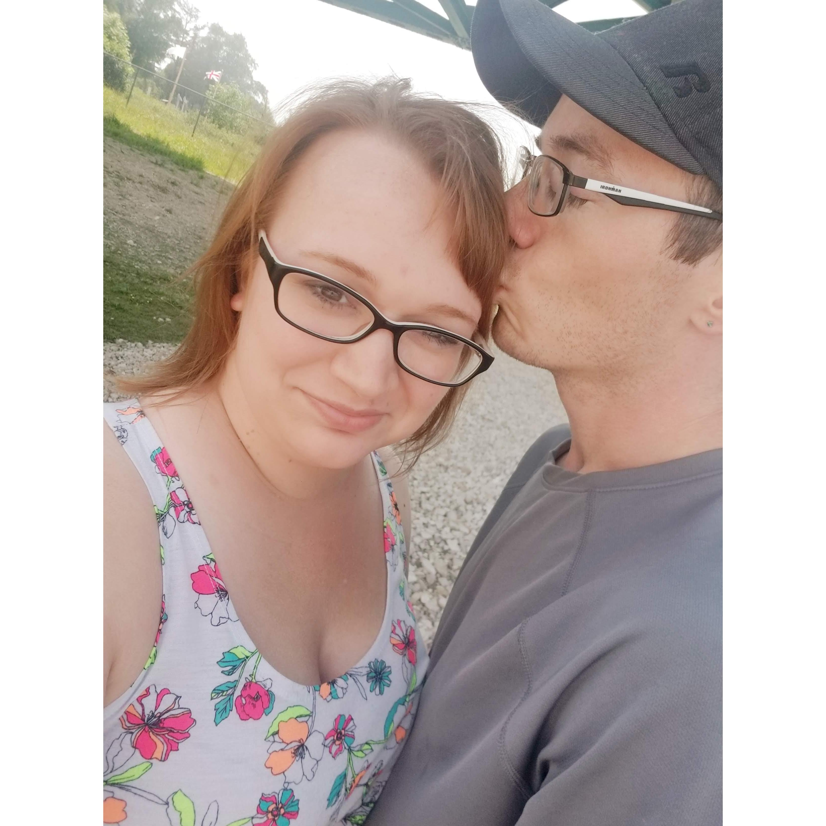 Our first road trip together June 2018.