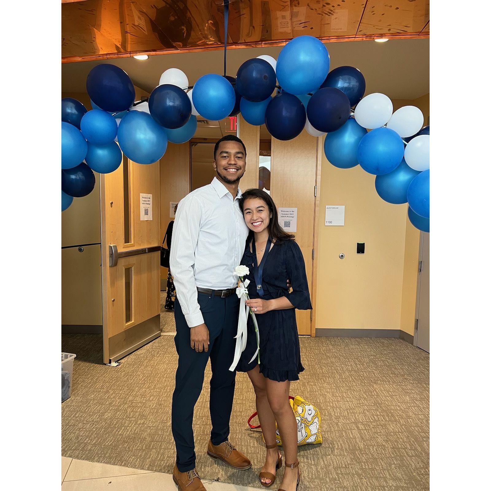 Elissa's UMB graduation (4 days after Jason proposed)