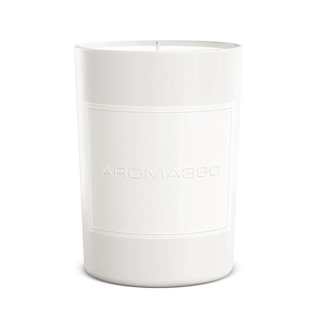 Aroma360 - My Way 11oz Candle - Luxury Scented Candles with Essential Oils - Lush Sandalwood, Warm Virginia Cedar & Iris - Aromatherapy - Soy Candles - 80hr Burn