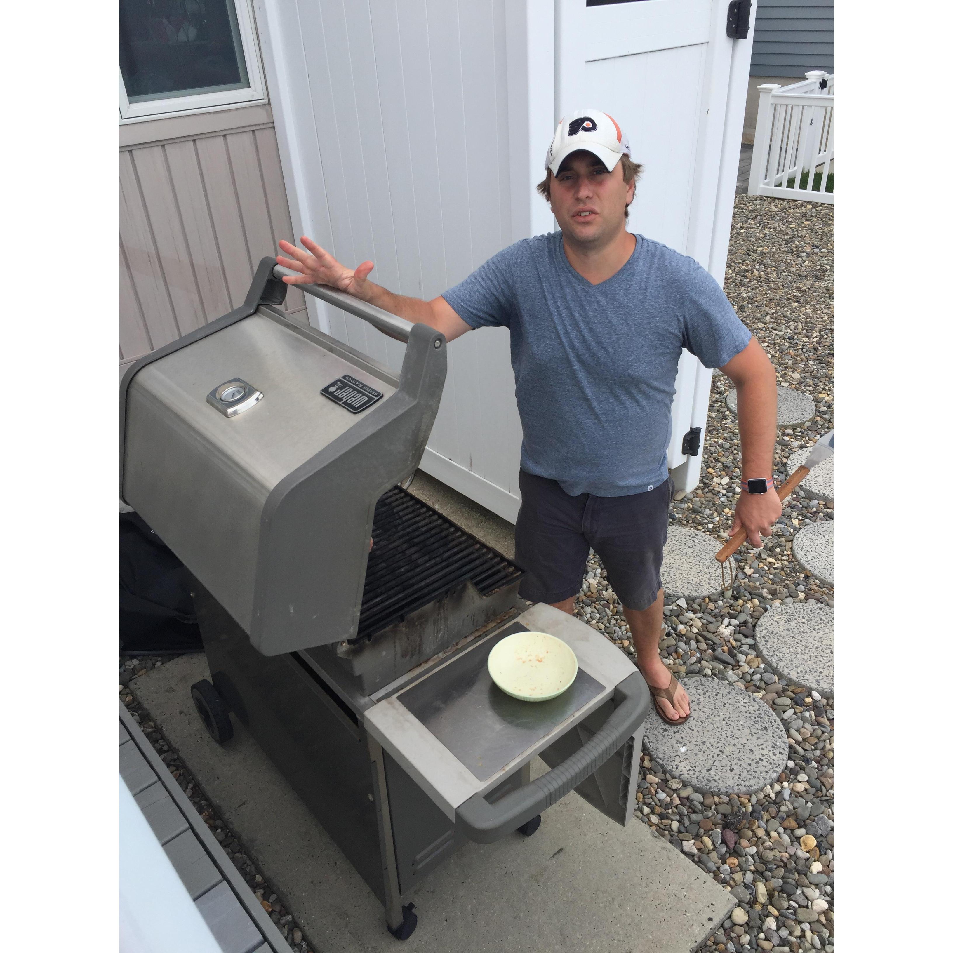 Summer grilling in Longport