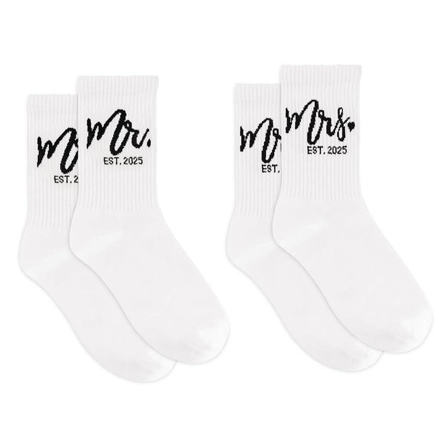 Lutto Bride Socks 2025 for Bridal Shower Gifts, Mrs Gift Socks for Wedding Engagement Bachelorette Party, Bride to Be Gifts