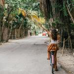 Rent a bicycle and enjoy the beachfront