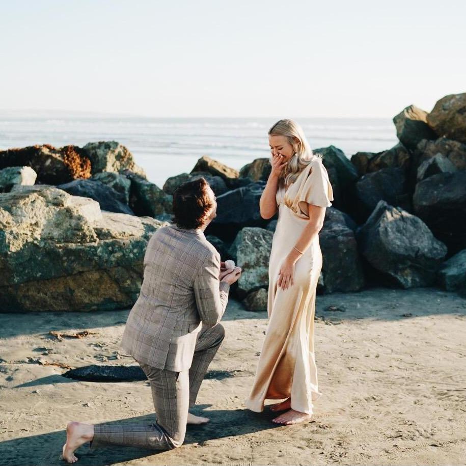 Leading to our engagement at the Hotel Del in Coronado!