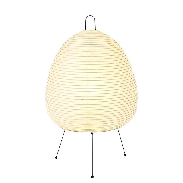 Rice Paper Lantern Light | Table Lamp, Japanese Akari 1A Style, Minimalist Noguchi Design - Perfect for Creating a Warm Cozy Atmosphere in Any Room
